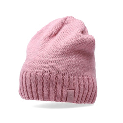 CZAPKA DAMSKA ZIMOWA 4F F435 CZARNA DWUWARSTWOWA  BEANIE