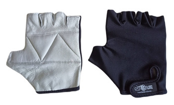 Cycling Gloves Lycra Fun Black