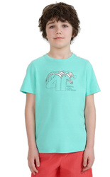 Boys' T-Shirt 4F M1917 Mint Cotton
