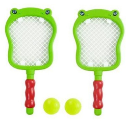 Tennis Rackets Set Frog Shape with 2 Rackets and 2 Balls