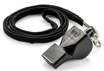 Plastic judge whistle, an unemployed meteor