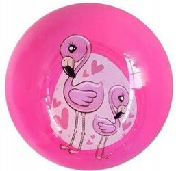 Rubber ball for children flamingo 23 cm artic