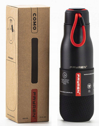 Thermal Bottle 500 Ml Fayren Como Black Stainless Steel