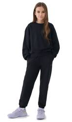 Getry dla dziewczynki F239 4F legginsy sportowe dziecięce  bawełniane r 146