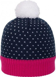 CZAPKA DAMSKA ZIMOWA 4F F435 CZARNA DWUWARSTWOWA BEANIE
