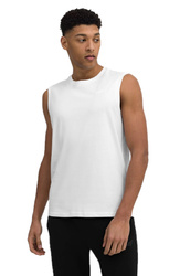 KOSZULKA BEZ RĘKAWÓW TANK TOP MĘSKA BAWEŁNIANA 4F 4FSS23TSLEM016