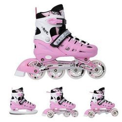 Inline Skates Nils Extreme Pink with Hockey Blade