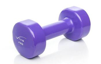 VIVO CAST IRON DUMBBELL FOR EXERCISES 4 KG