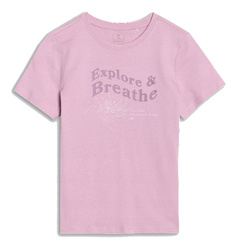 KOSZULKA BAWEŁNIANA T-SHIRT DZIEWCZĘCY 4F F1854