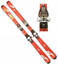 Nordica Beast downhill skiing with Bindings Son Axis 3511