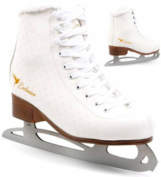 Insulated Figure Skates White Exclusive SMJ