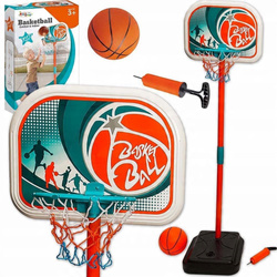 Large Basketball Set for Kids with Ball and Pump